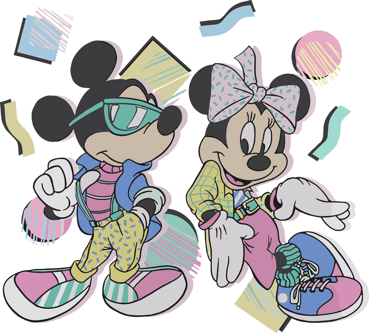 90s mickey and minnie