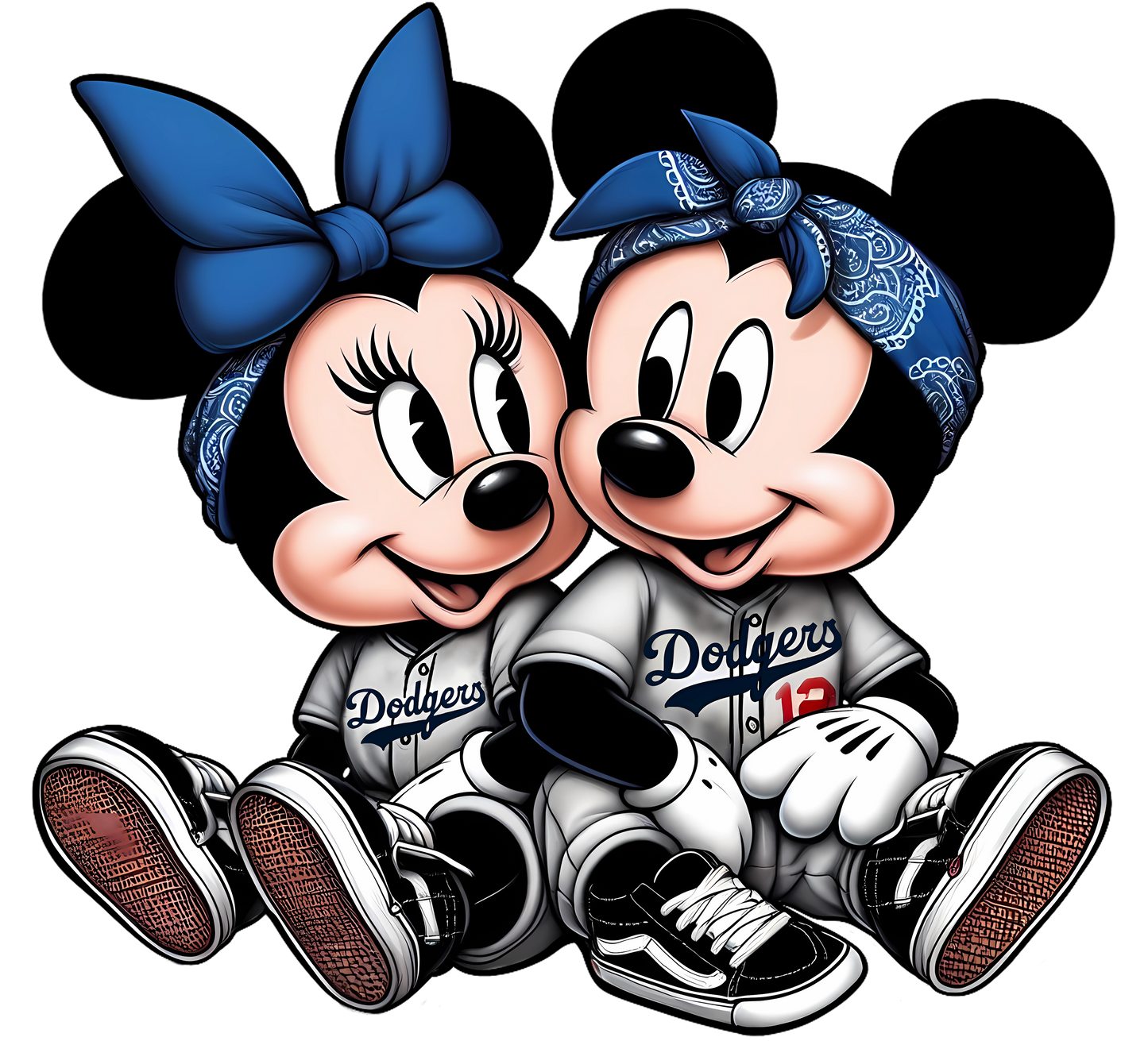mickey minnie dodger love dtf transfer