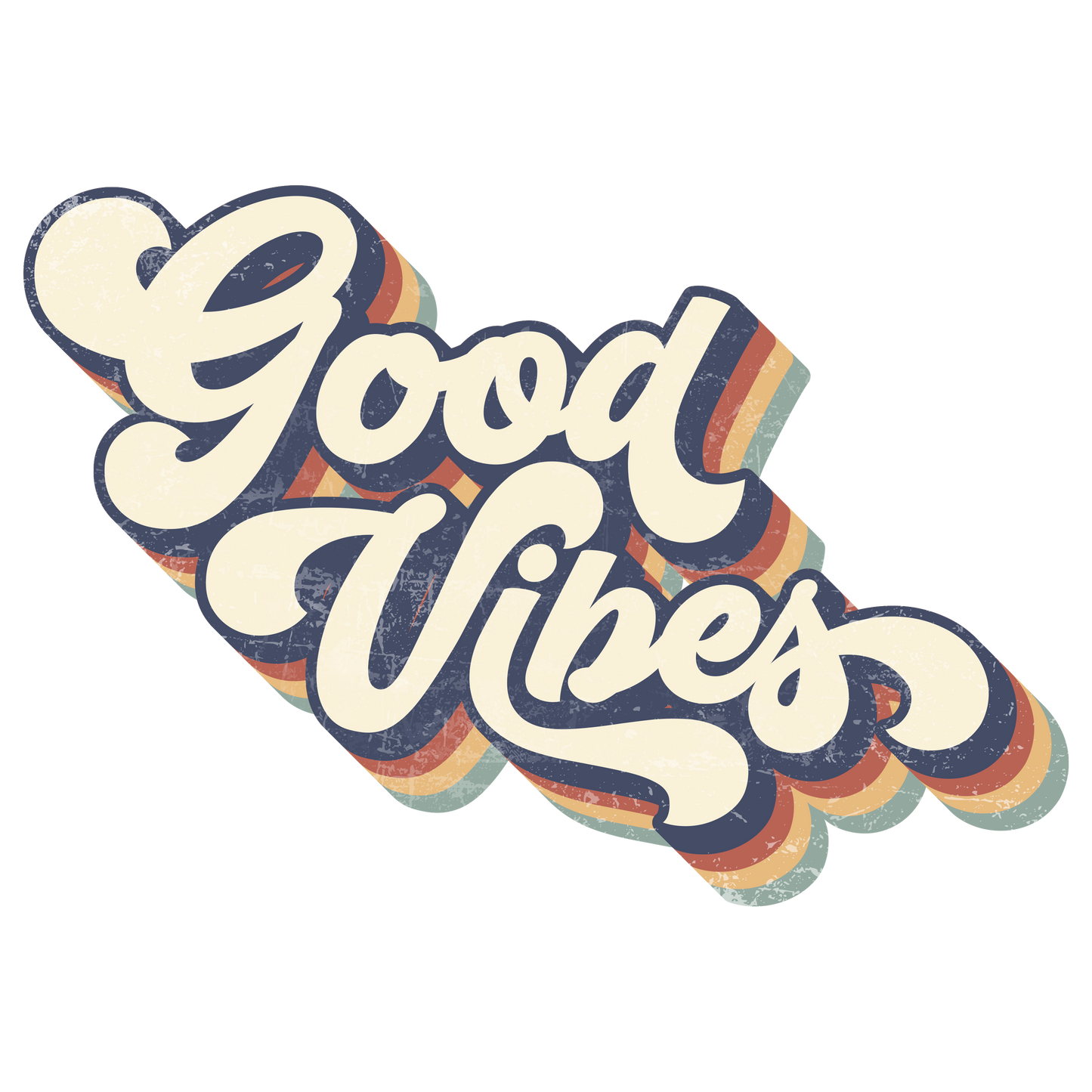 good vibes dtf transfer
