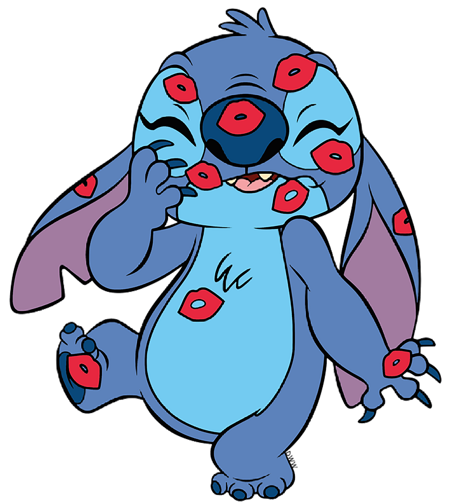 stick kisses dtf transfer