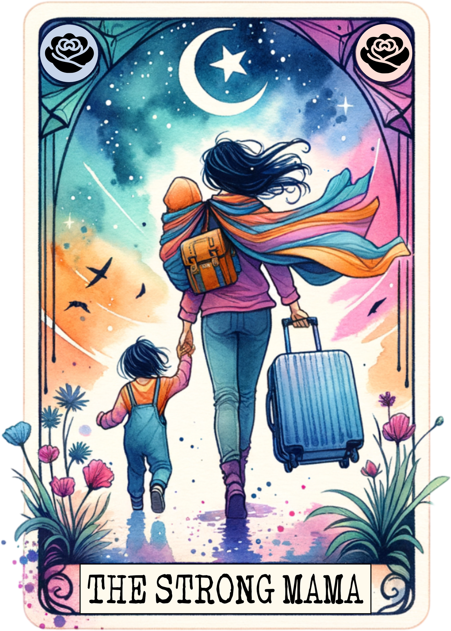 the strong mama dtf transfer